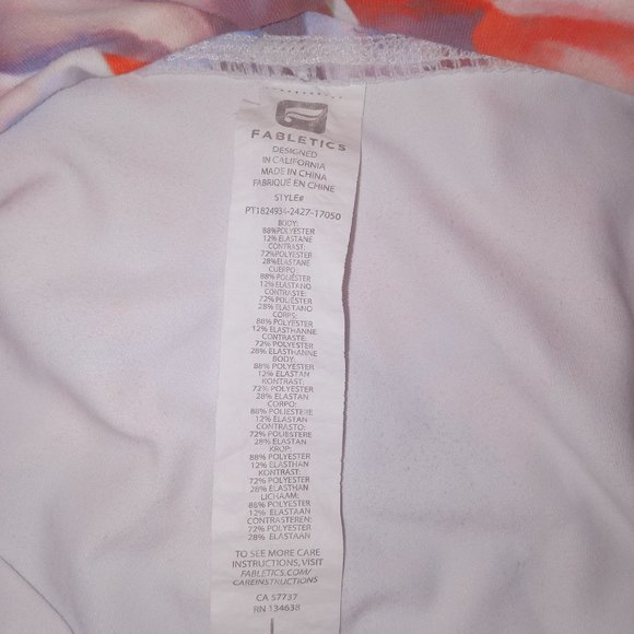 Fabletics Define Powerhold Legging High Waist Daydream Floral Print Size Large - Picture 4 of 10